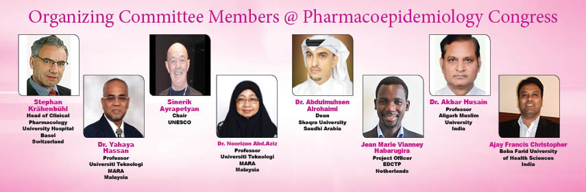 Meet at the experts gathering to Join Global Scientific influencers  from , Asia, Middleeast , USA (America), Europe at Pharmacoepidemiology and Clinical Research conferences  happening from  October 02-04, 2017, Kuala Lumpur, Malaysia .